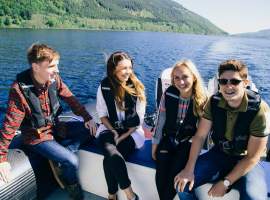 Family Boat Tour on Loch Tay in Highland Perthshire